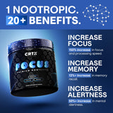 CRTX Nutrition Focus Cognitive Supplement side view