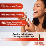 CRTX Nutrition Focus Cognitive Supplement with study materials