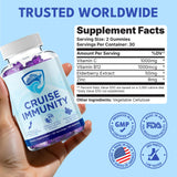 CRUISE daily wellness Support Gummies berry flavour close-up