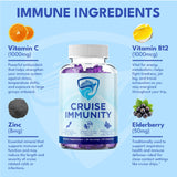 CRUISE daily wellness Support Gummies showing two gummies