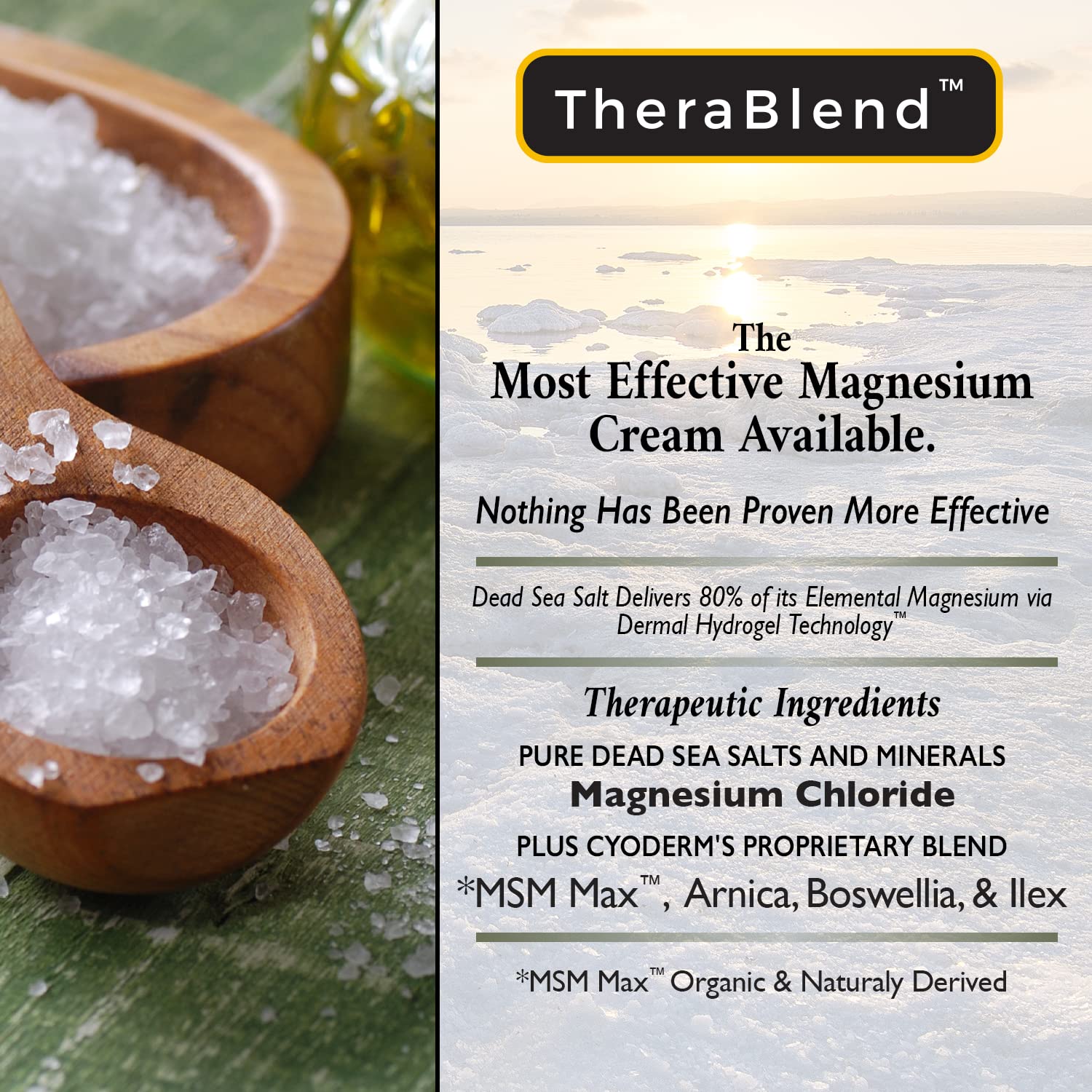 CryoDerm Magnesium Supplement 113g product details