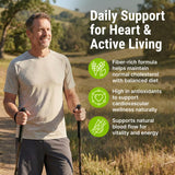 CRYSTAL PEAKS NUTRITION Cholesterol Support Capsules ingredients close-up