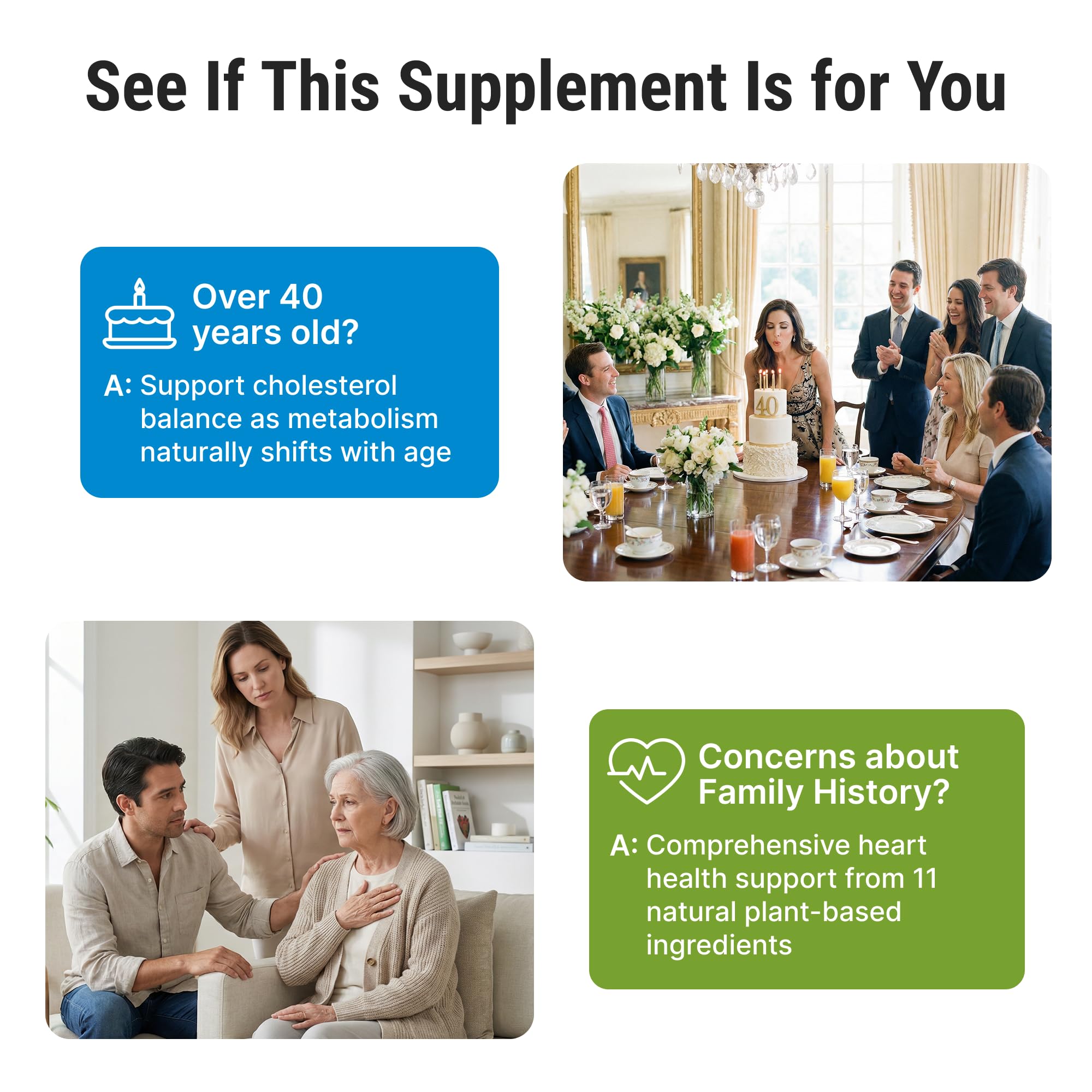 CRYSTAL PEAKS NUTRITION Cholesterol Support Capsules with measuring spoon