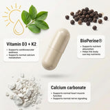 CRYSTAL PEAKS NUTRITION Circulation Support Supplement back view