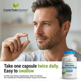 CRYSTAL PEAKS NUTRITION Circulation Support Supplement with measuring spoon