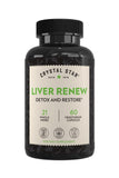 Crystal Star Liver Renew herbal supplement bottle front view