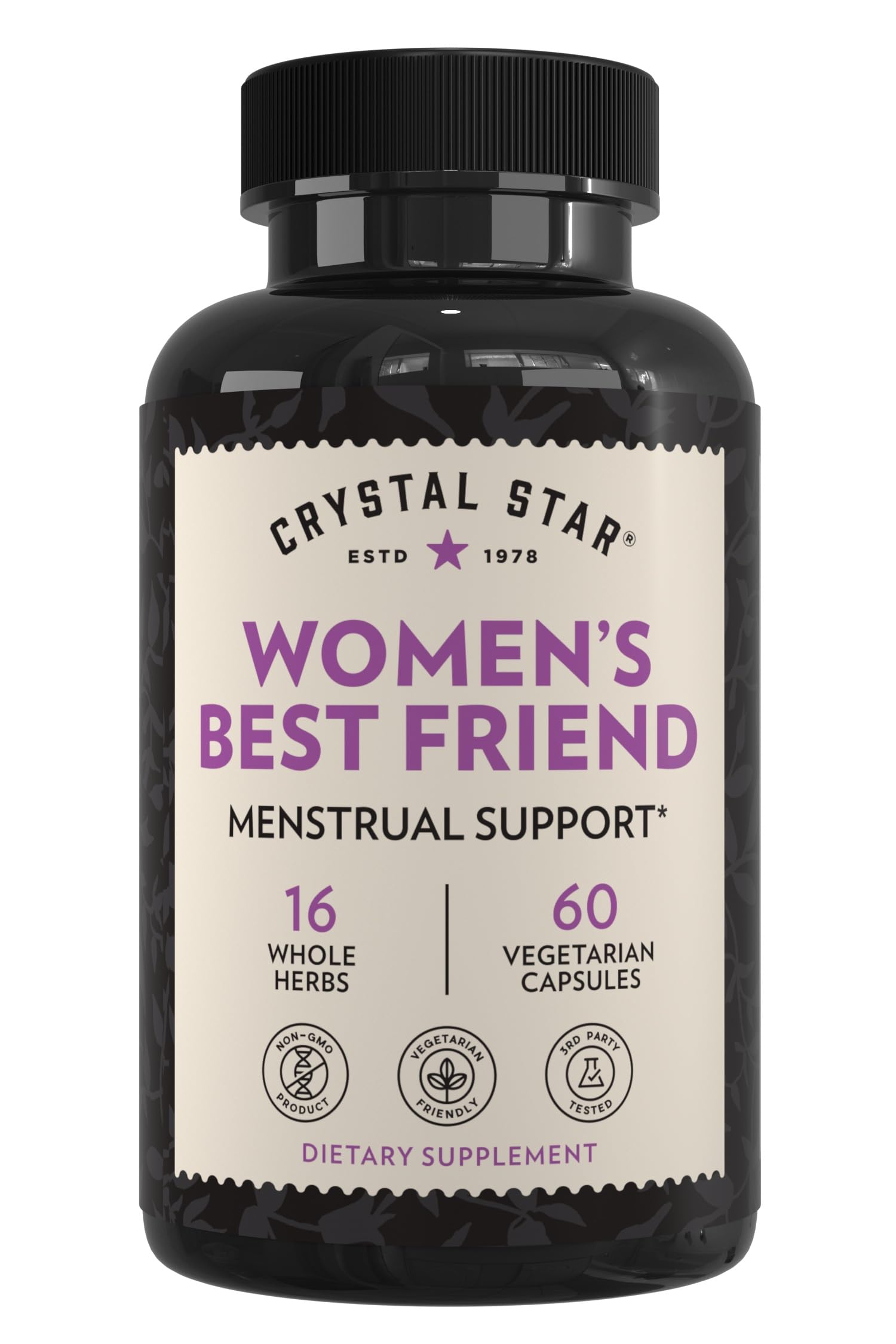 Crystal Star Women’s Best Friend supplement front view with packaging