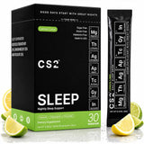 CS2 Drink Mix Lemon Lime front view with stick packs