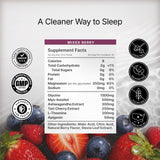 CS2 Sleep Drink Mix ingredients on a table