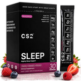 CS2 Sleep Drink Mix packaging front view with mixed berry flavour