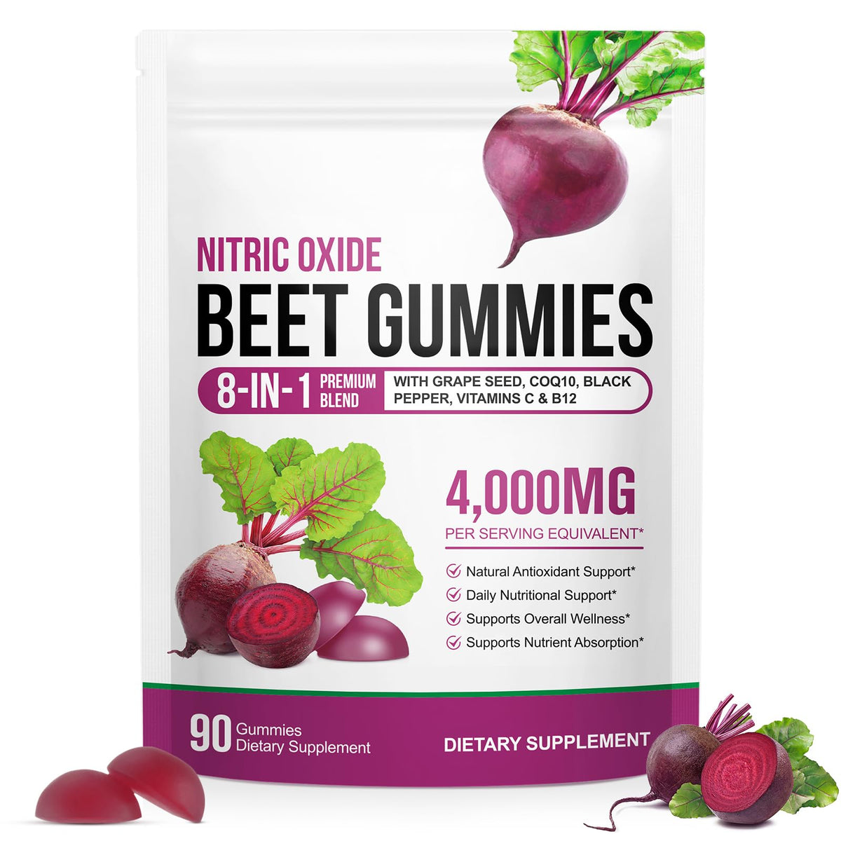 CSDLQNF Grape Seed Extract Gummies jar front view