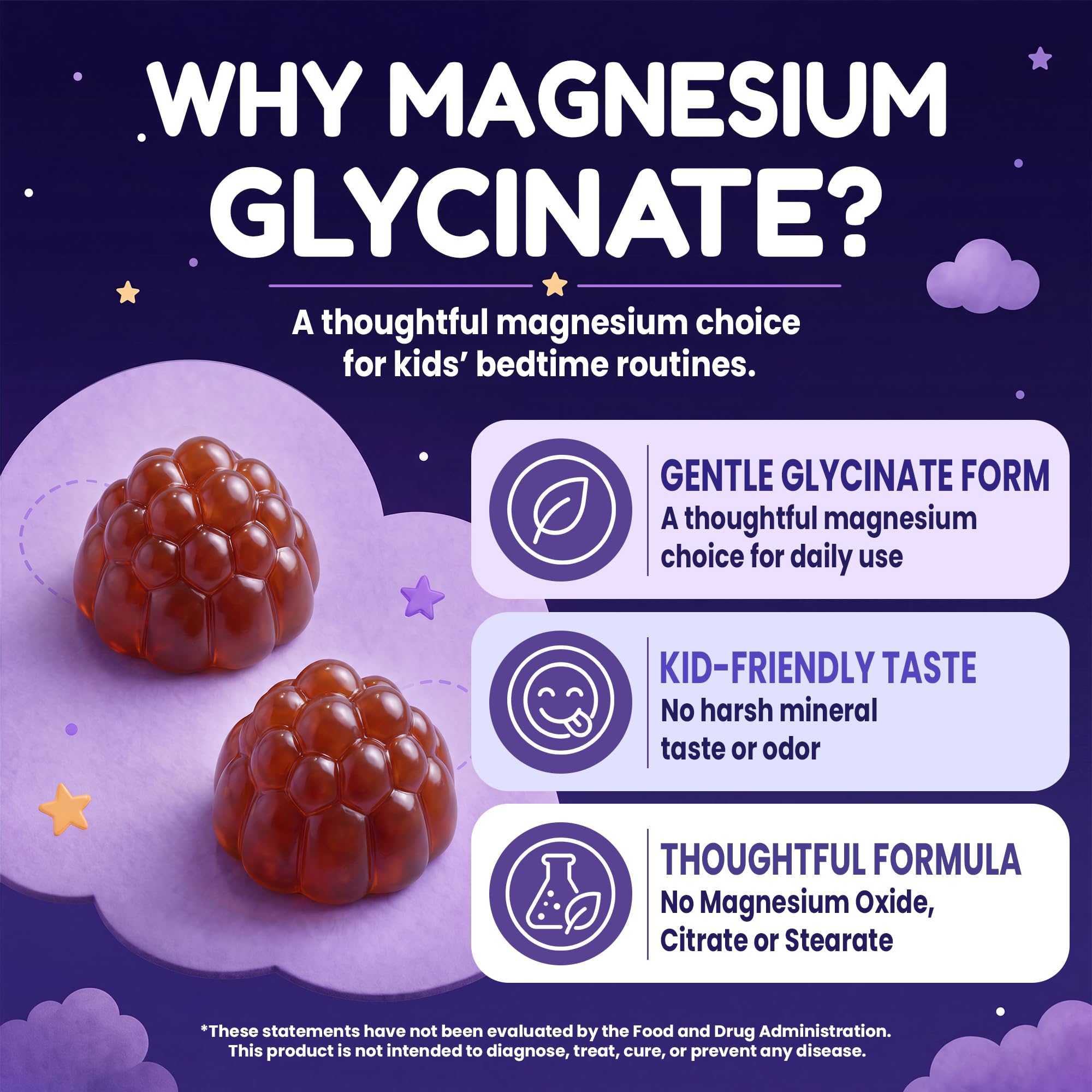 CTENOBIOM Magnesium Glycinate Gummies, gummy texture