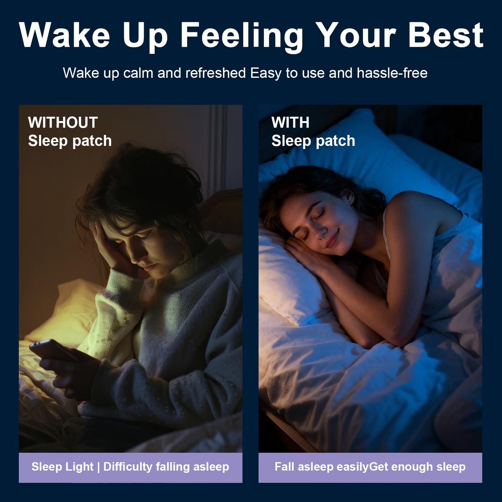 Ctigcpp Sleep Patches displayed on a bedside table