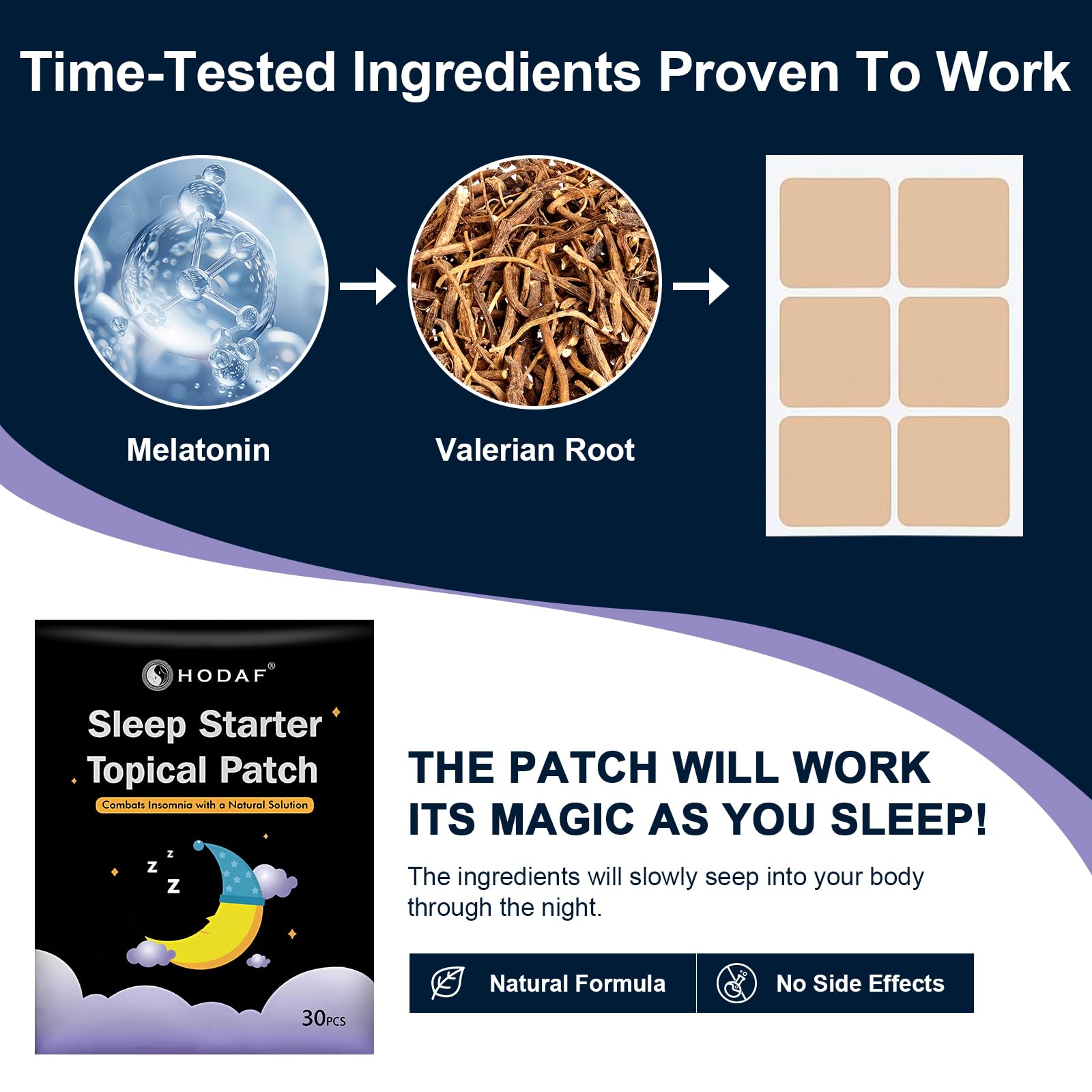 Ctigcpp Sleep Patches showing easy application