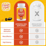 Cuerpo Sano NAD+ 2000mg Supplement Capsules opened bottle