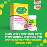 Culturelle 4-in-1 Probiotics for Women capsule in hand