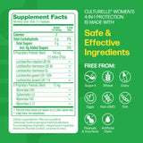 Culturelle 4-in-1 Probiotics for Women packaging side view
