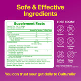 Culturelle Complete 3-in-1 Biotics Mini-Chews nutritional information