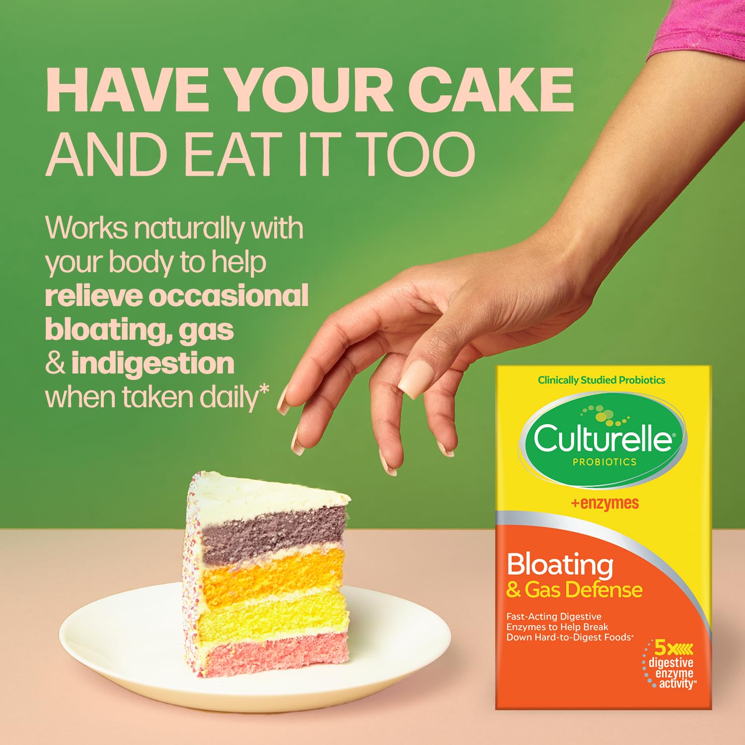 Culturelle & Gas Defense capsules in a hand