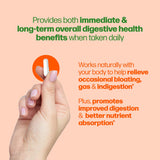 Culturelle & Gas Defense probiotic capsules side view