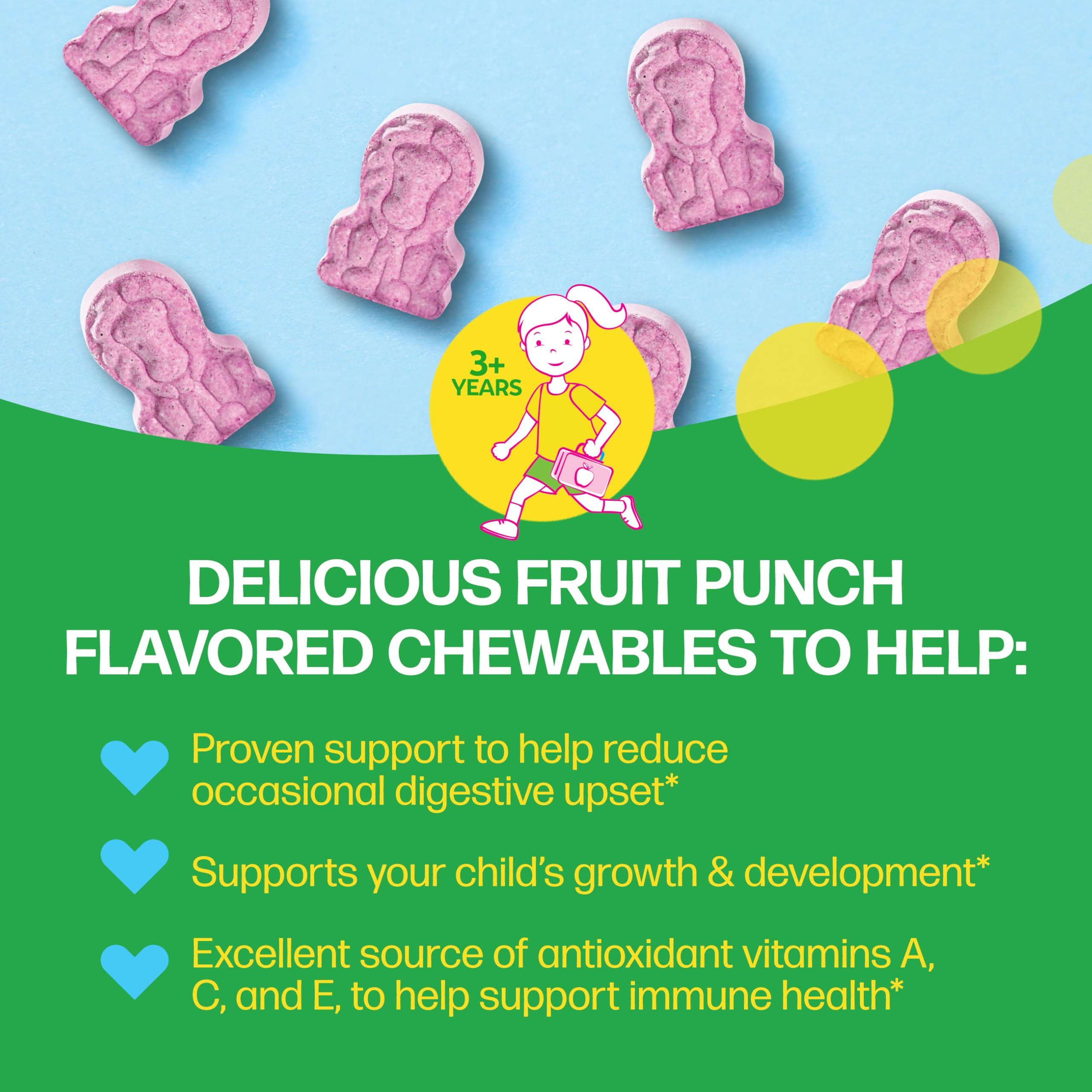 Culturelle Kids Complete Multivitamin + Probiotic Chewables chewable tablet