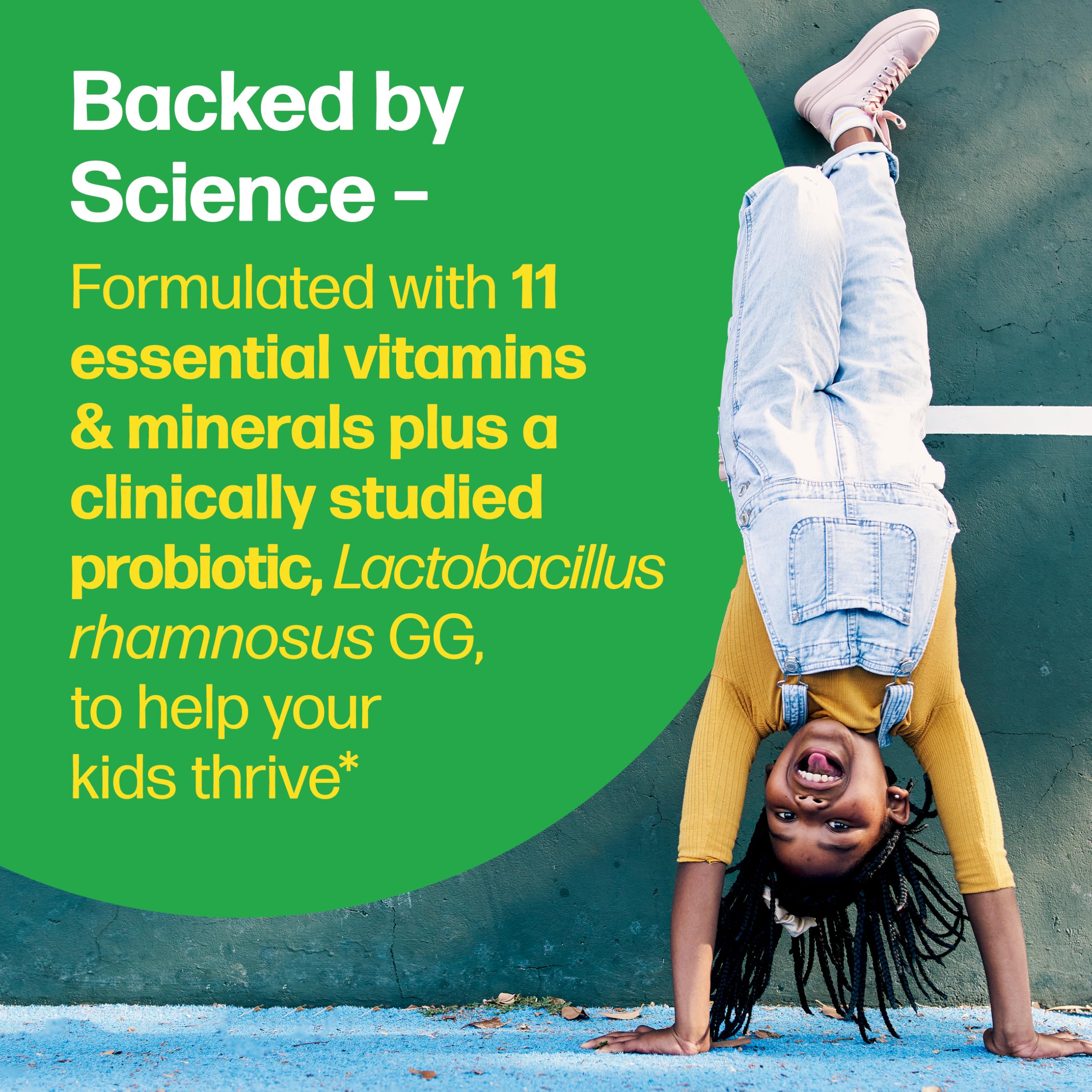 Culturelle Kids Complete Multivitamin + Probiotic Chewables with fruits