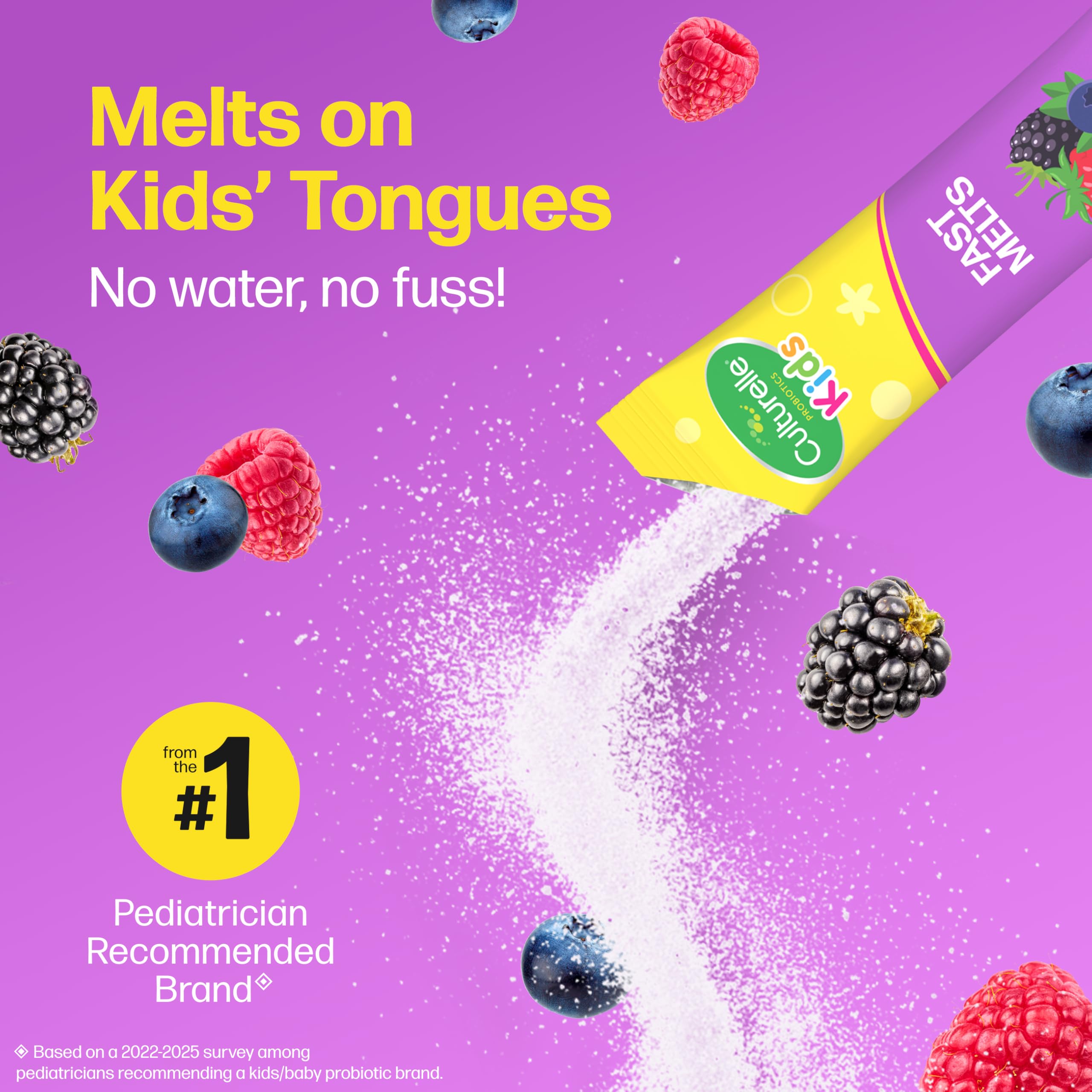 Culturelle Kids Complete Probiotics Fast Melts in a child's hand