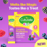 Culturelle Kids Complete Probiotics Fast Melts product side view