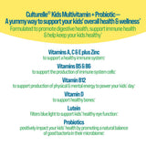 Culturelle Kids Multivitamin + Probiotic Gummies nutritional information