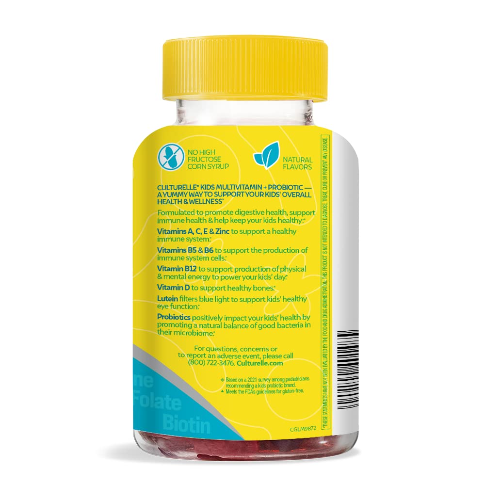 Culturelle Kids Multivitamin + Probiotic Gummies packaging