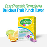 Culturelle Kids Probiotic + Complete Multivitamin Chewables with fresh fruit
