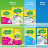 Culturelle Kids Probiotic Plus Fiber product displayed with fruits
