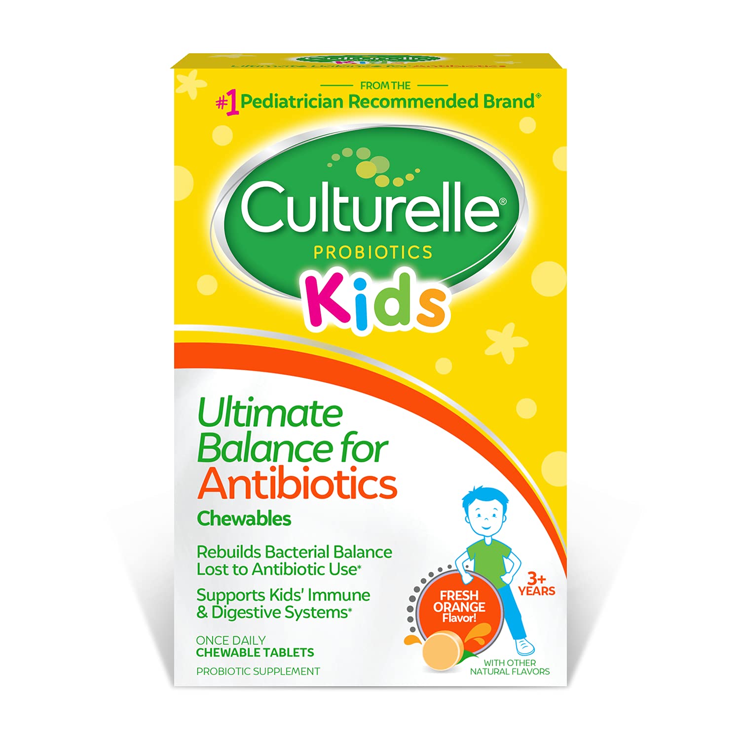 Culturelle Kids Ultimate Balance Probiotic Chewables front view