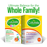 Culturelle Kids Ultimate Balance Probiotic Chewables on a kitchen counter