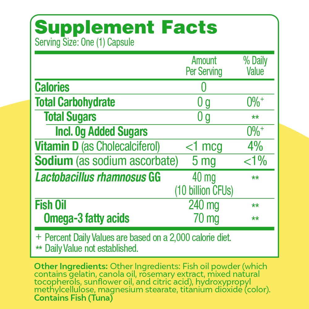 Culturelle Pro-Well 3-in-1 Complete Probiotic Capsules side view