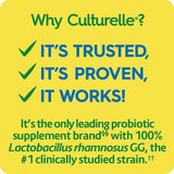 Culturelle Probiotics Daily Supplement 15 Billion CFUs capsule close-up