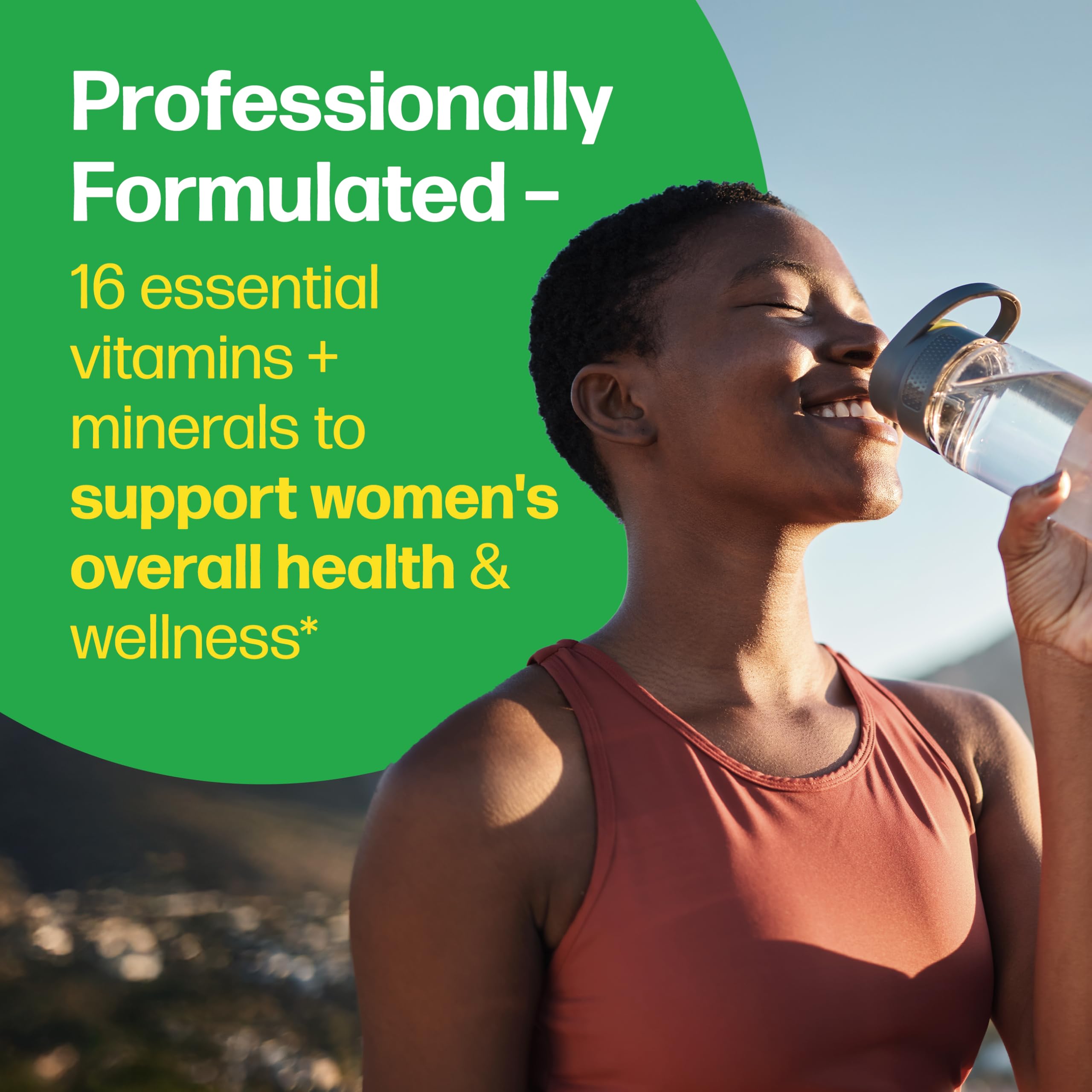 Culturelle Women's Probiotic Gummies displayed with a spoonful of gummies