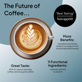 Cup of coffee made with Atlas Coffee Club Coffee Superblend