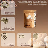 Cup of Daitea Mushroom Coffee Blend prepared