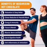 Cup of prepared Volocatilly Mushroom Hot Cocoa