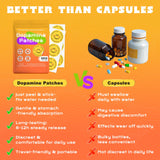 CuqCuzzy 5-HTP dopamine patches applied to skin