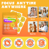 CuqCuzzy 5-HTP dopamine patches packaging dimensions