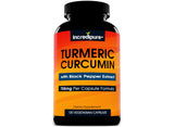 Curcumin Incredipure Turmeric Curcumin 750mg capsules front view