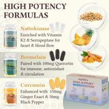 Curcumin softgel from Mystidow supplement trio