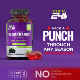 Cure24 Elderberry Gummies with Vitamin C and Zinc highlighted