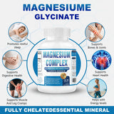 CURIPLAYA Magnesium Complex 1000mg supplement back view