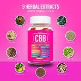 Curvy Body Bears 13 in 1 Gummies for Women packaging on a table
