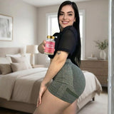 Curvy Fruit Blended Vitamin & Mineral Supplement capsules on a wooden surface