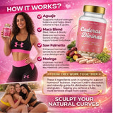 Curvy Fruit Blended Vitamin & Mineral Supplement lifestyle scene with a glass of water