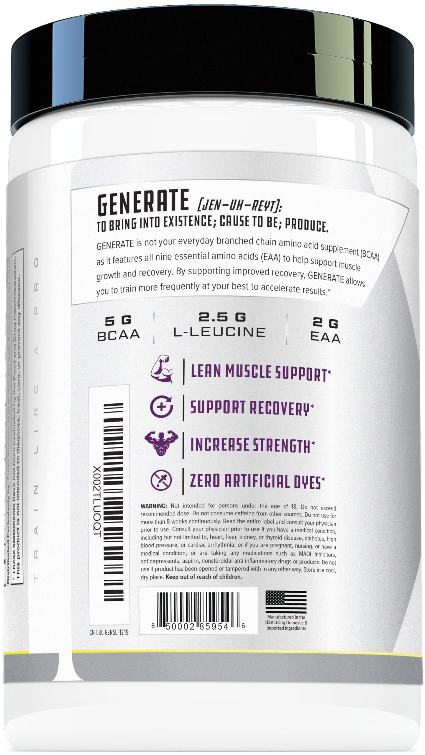 Cutler Nutrition BCAA and EAA Amino Acid Supplement packaging